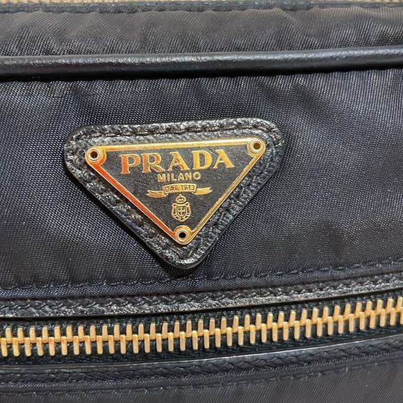 Prada Dark Navy Blue Nylon Camera Bag - Picture 2 of 16